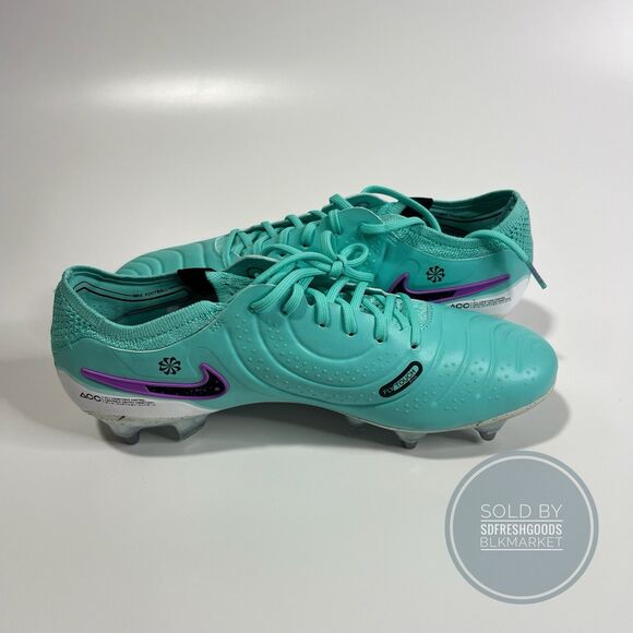 Nike Tiempo Legend 10 Elite SG Pro Prp Hyper Turquoise FN7283-300 Sz 7.5M 9W